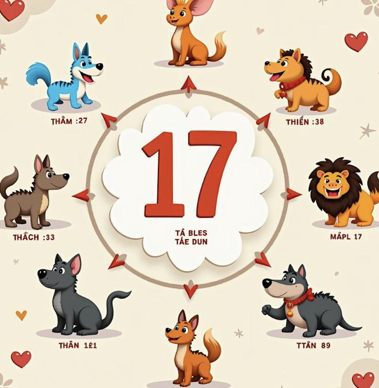 Nằm mơ thấy số 17 đánh con gì? Giải mã giấc mơ về con số thử thách và thành công